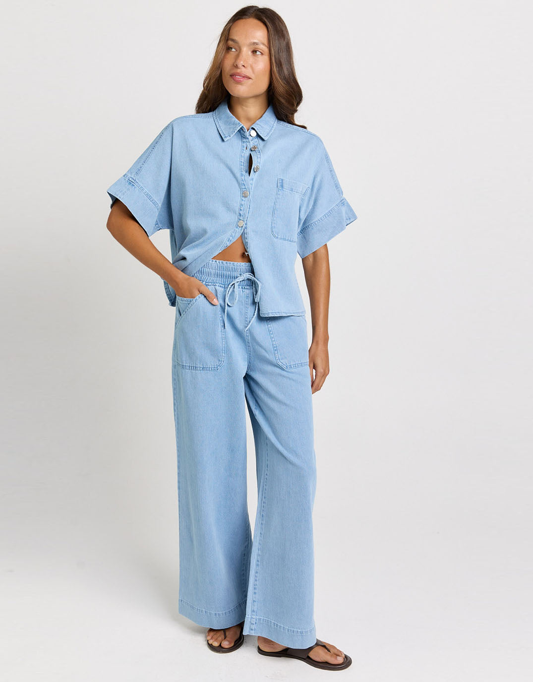 Safra Relax Leg Jean - Medium Wash