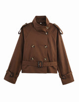 Buckle Trench - Chocolate