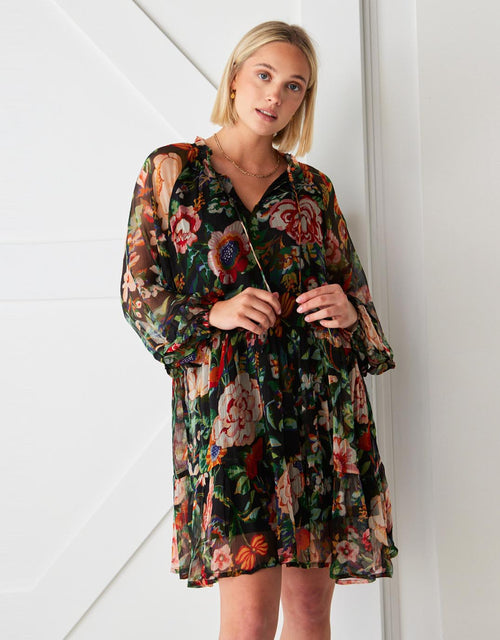 by-rosa-florence-floral-tiered-dress-black-womens-clothing