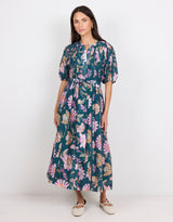 by-rosa-intuition-scarf-print-puff-sleeve-maxi-shirt-dress-petrol-womens-clothing
