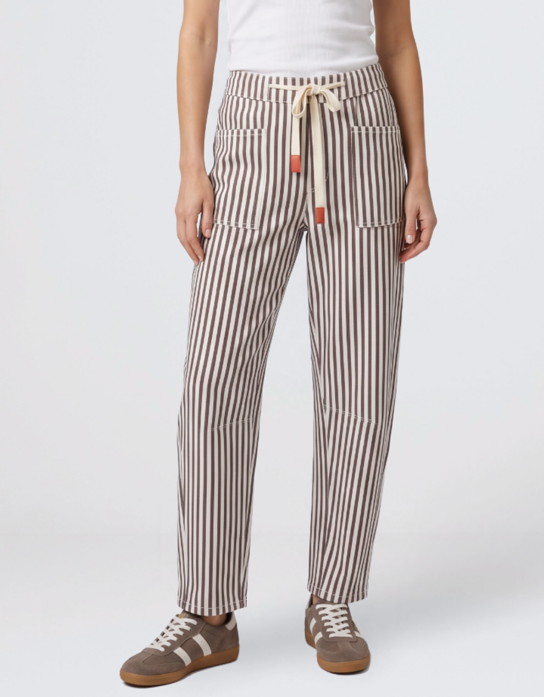 Carter Barrel Jeans  - Chocolate Stripe