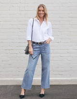 Catalina Wide Leg Jeans - Mid Wash
