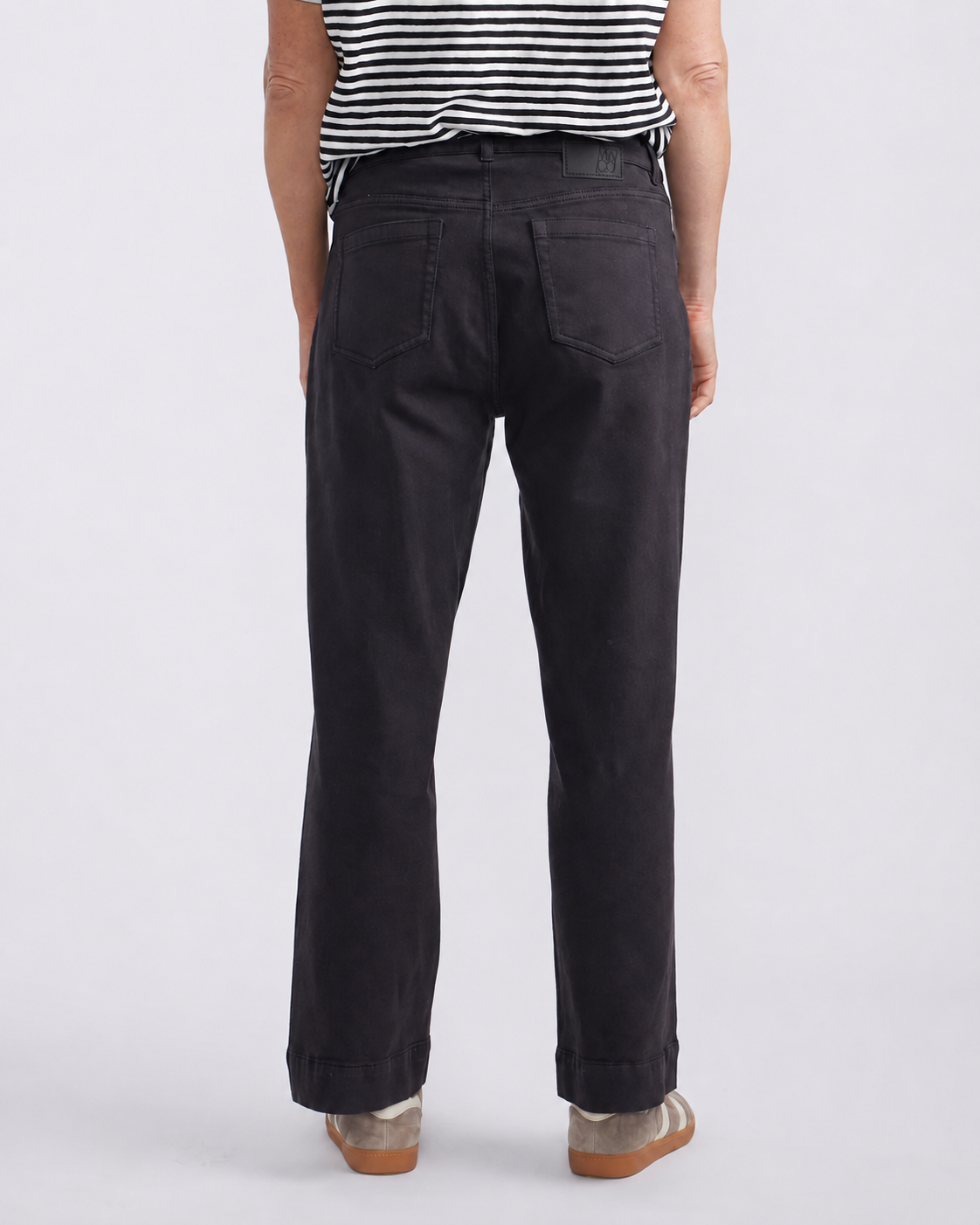 Catalina Wide Leg Jeans - Washed Black