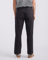 Catalina Wide Leg Jeans - Washed Black