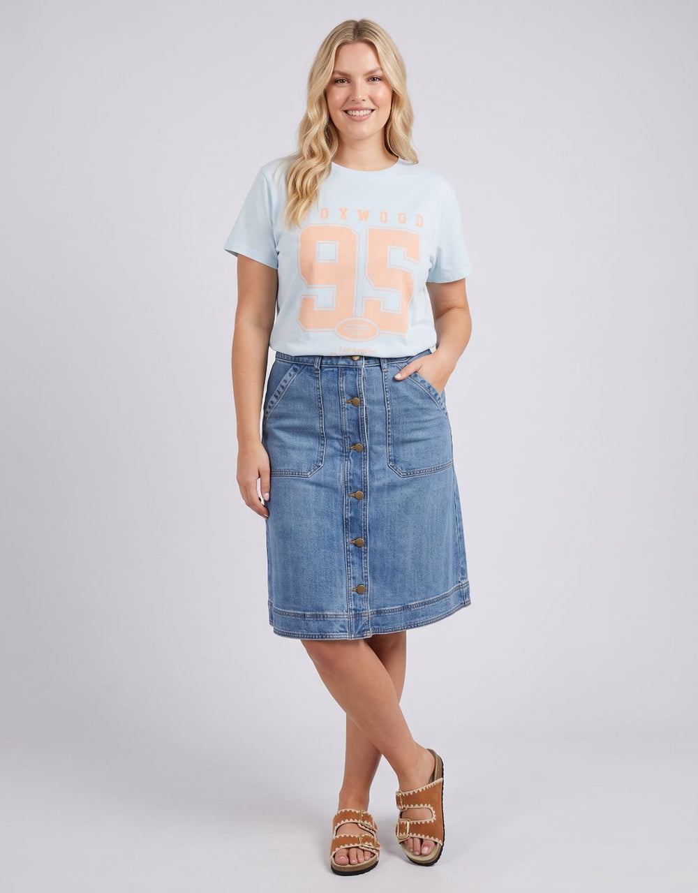 City Life Tee - Powder Blue