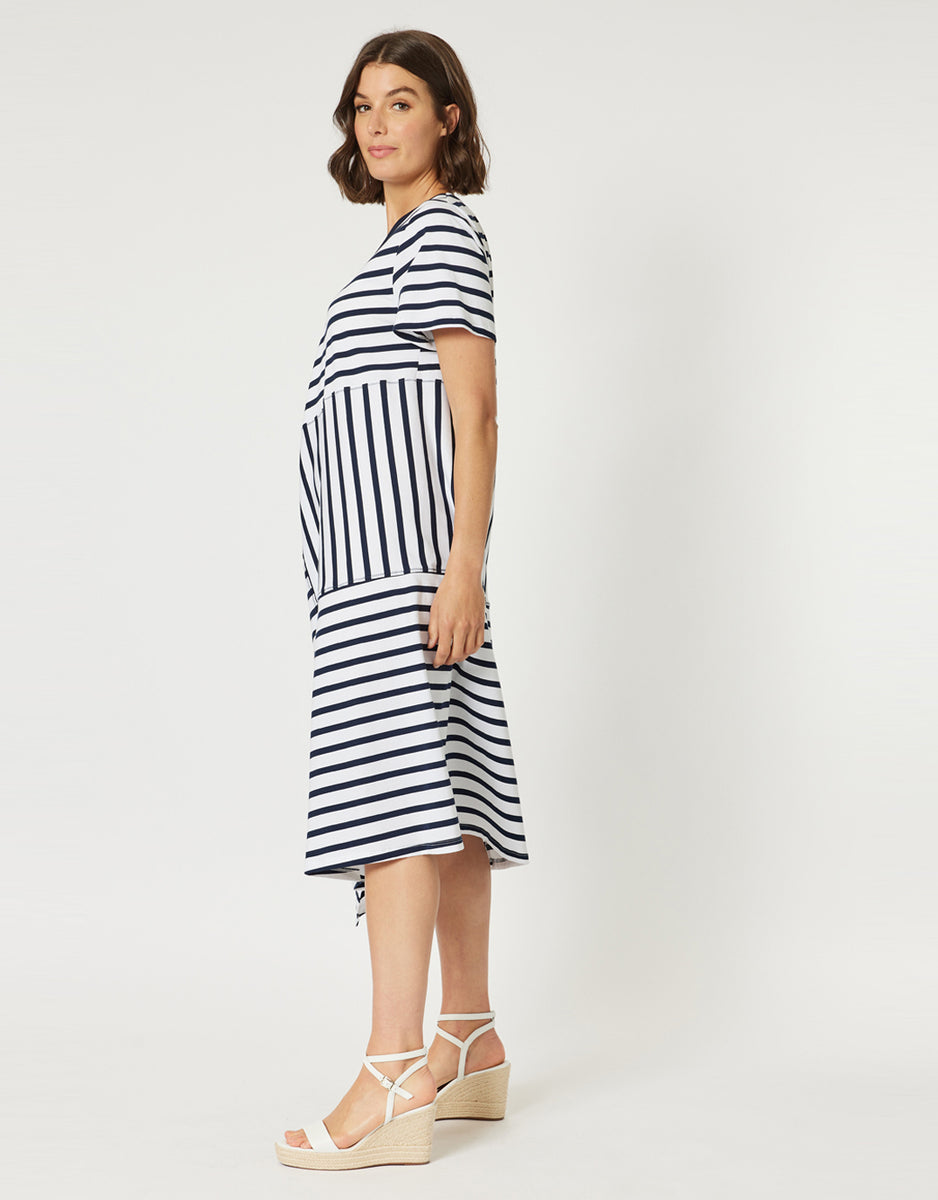 Buy Vice Versa Dress - Navy/White Clarity for Sale Online Australia ...