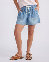 Coco Denim Short - Mid Wash