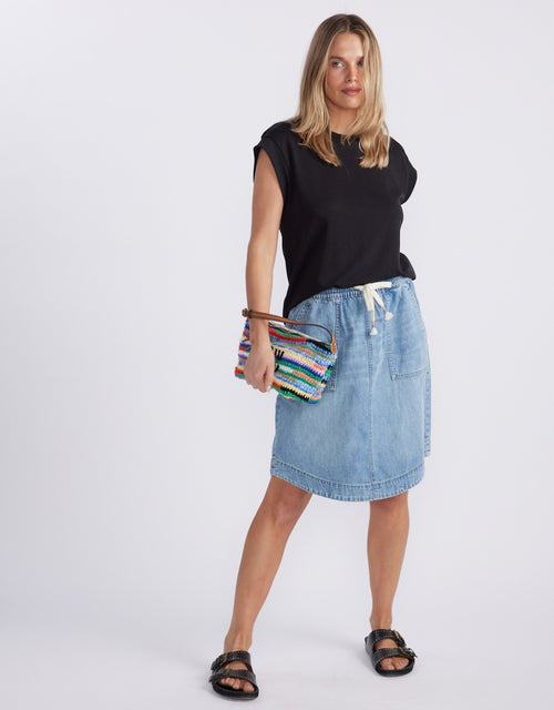 Coco Denim Skirt - Mid Wash