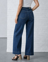 Ellery Stretch Straight Leg Jeans - Dark Wash