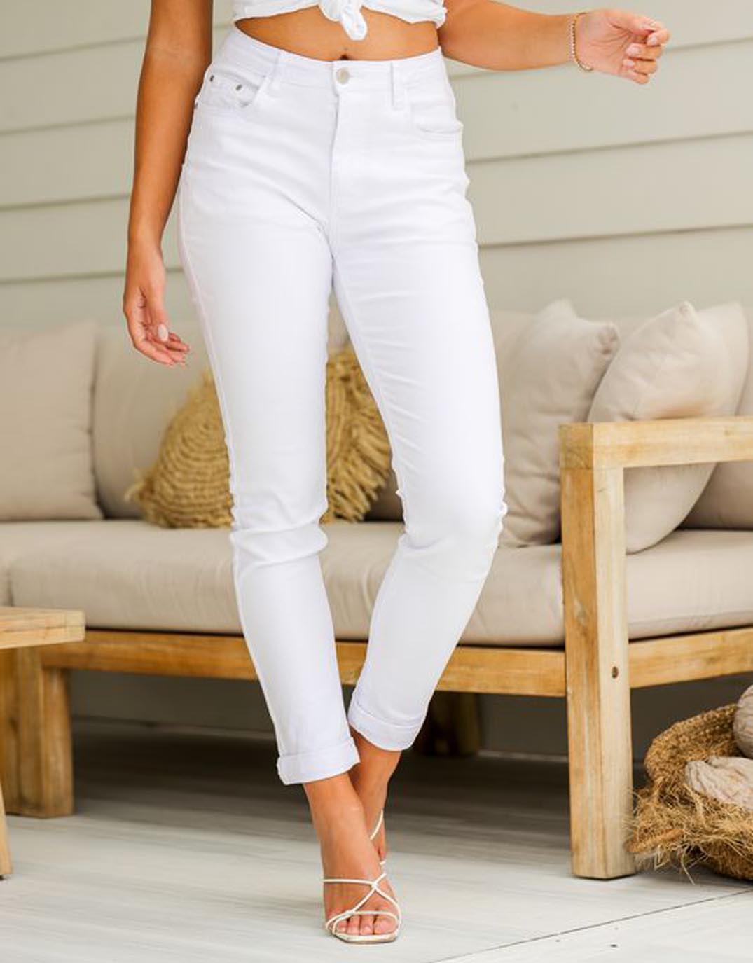 Mom jeans stretch denim best sale