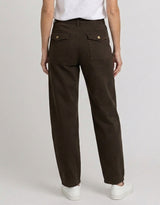 Piper Barrel Jeans - Chocolate
