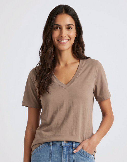 The Edit Tee - Chocolate