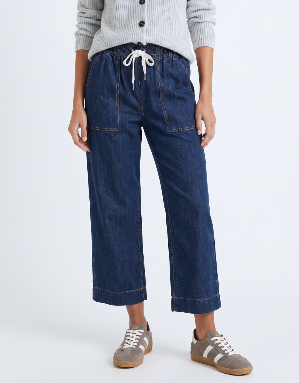 Greta Slim Leg Denim Pant - Sapphire