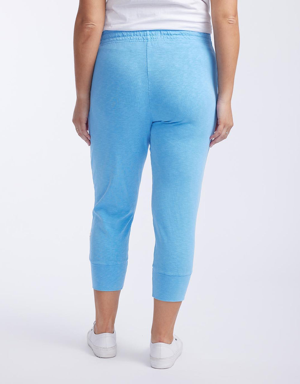Elm - 3/4 Brunch Pants - Azure Blue - White & Co Living Pants