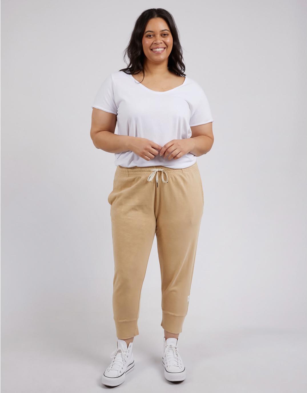 Buy 3/4 Brunch Pants - Khaki Elm for Sale Online Australia