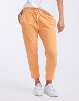 Elm - 3/4 Brunch Pants - Mango - White & Co Living Pants