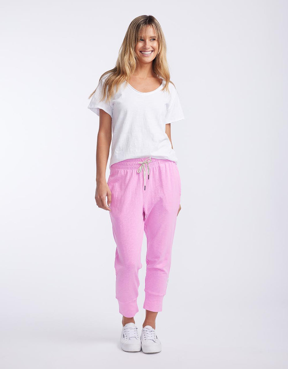 Elm - 3/4 Brunch Pants - Sweet Lilac - White & Co Living Pants