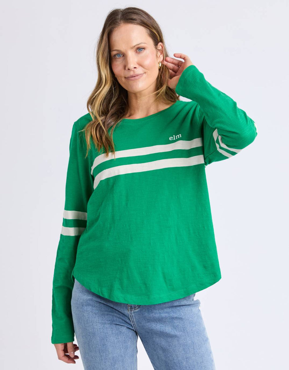 elm-adora-long-sleeve-tee-pine-green-womens-clothing