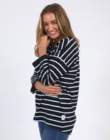 elm-annie-3-4-sleeve-tee-navy-white-stripe-womens-clothing