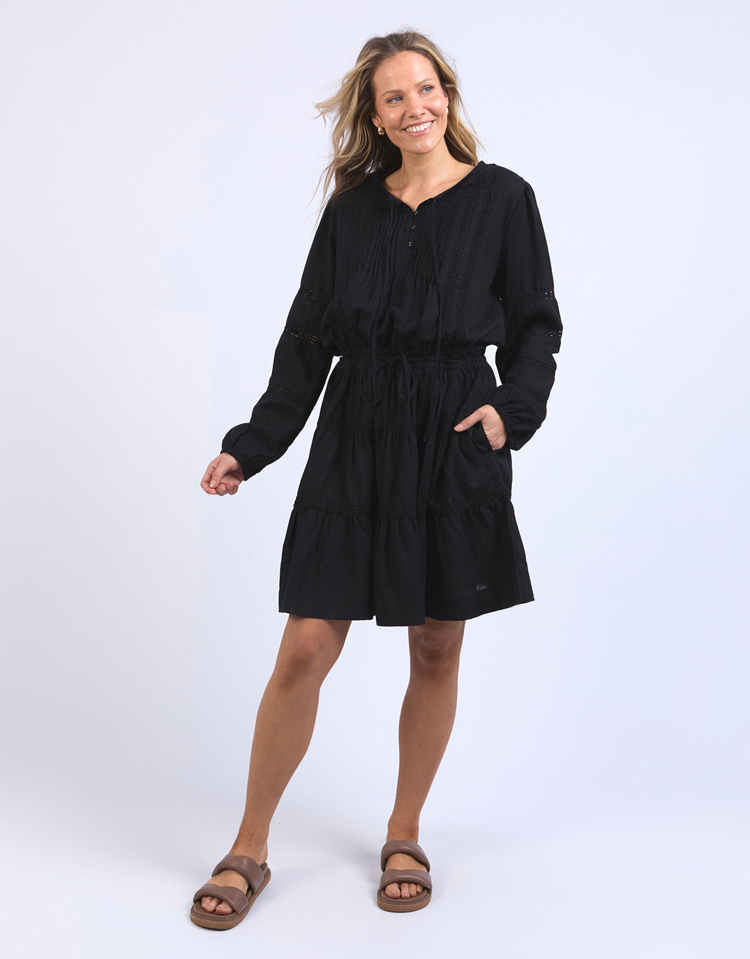 elm-bonnie-dress-black-womens-clothing