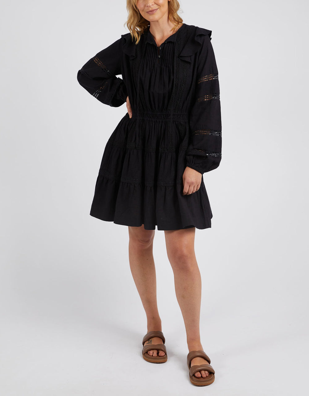 elm-bonnie-dress-black-womens-clothing