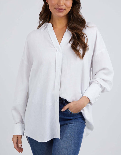 Elm - Cordelia Shirt - White - White & Co Living Tops