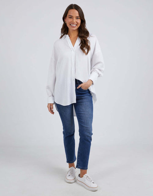 Elm - Cordelia Shirt - White - White & Co Living Tops