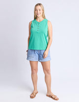 elm-elysian-tank-gumdrop-green-womens-clothing