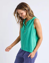 elm-elysian-tank-gumdrop-green-womens-clothing