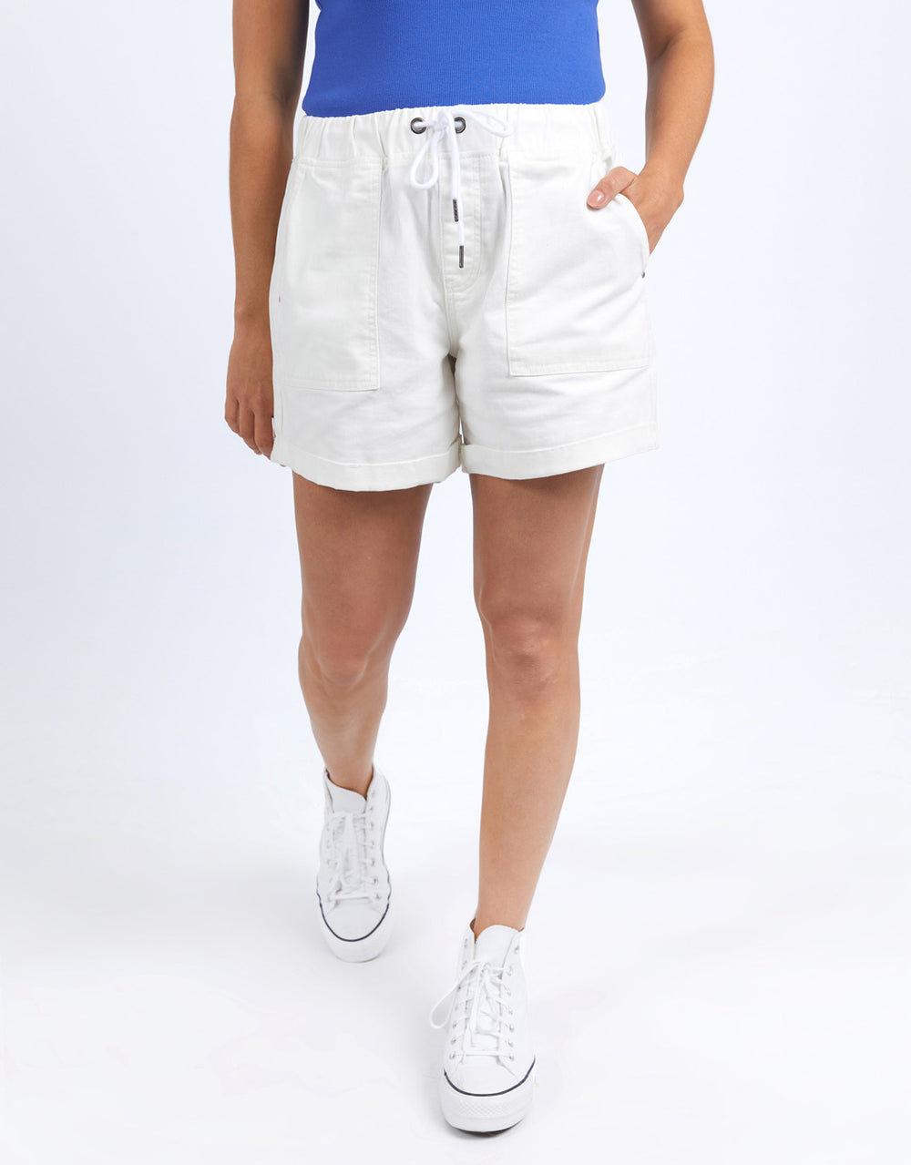 Womens white shorts sale on sale