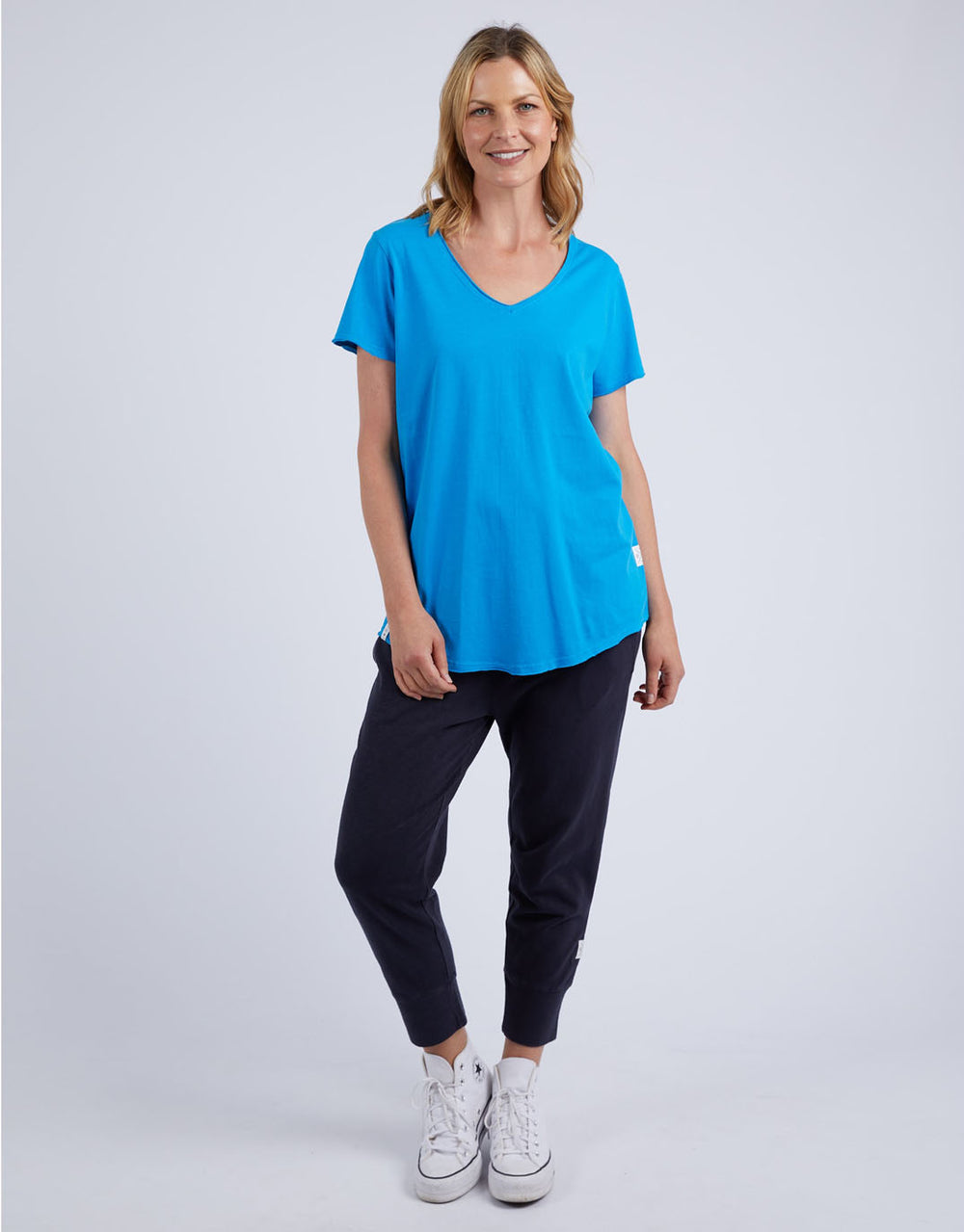 elm-fundamental-vee-tee-ibiza-blue-womens-clothing