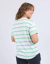 elm-halli-tee-white-spring-green-stripe-womens-clothing