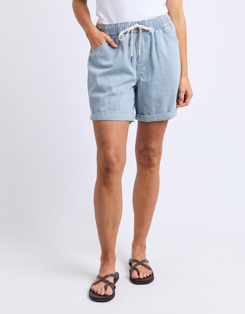 elm-holly-stripe-short-blue-white-stripe-womens-clothing