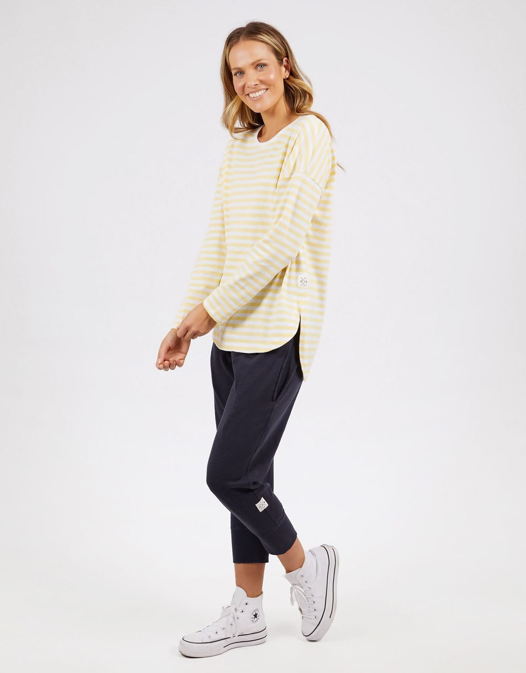 elm-lauren-long-sleeve-stripe-tee-banana-white-stripe-womens-clothing