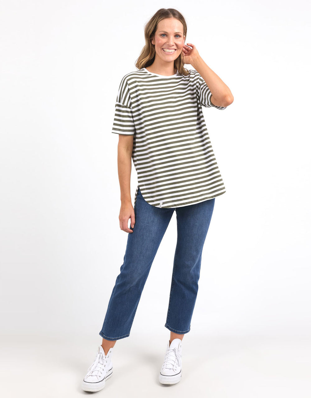 elm-lauren-short-sleeve-tee-stripe-clover-white-stripe-womens-clothing