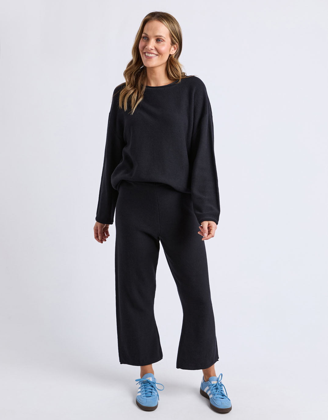 Marley Knit Pant - Black Elm for Sale Online Australia | White & Co.