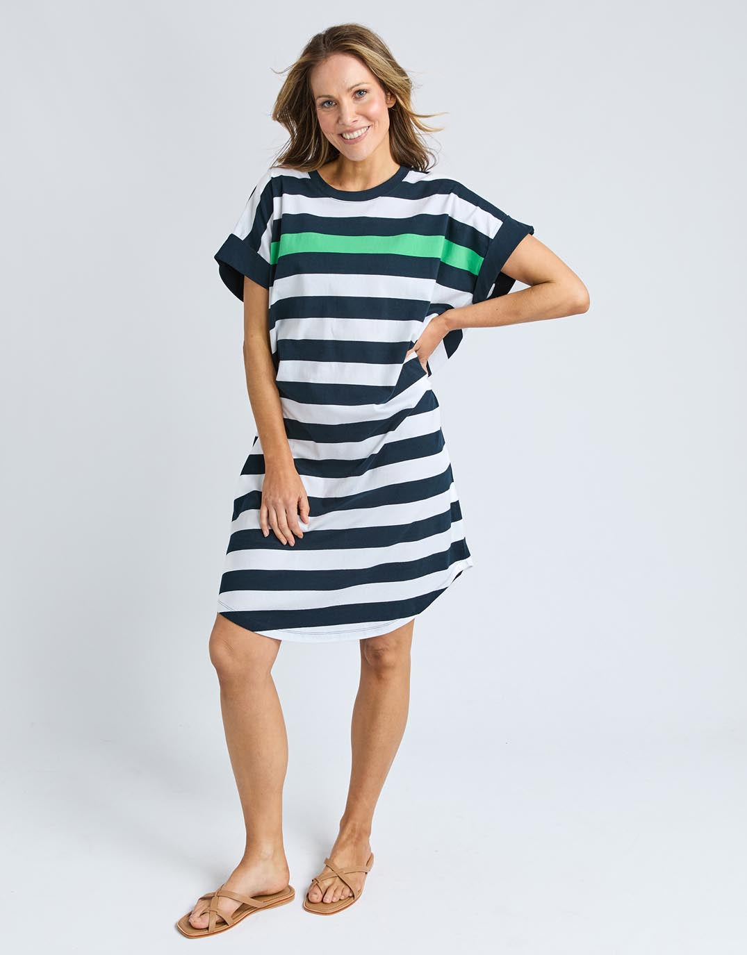 Buy Mckinley Dress Navy/White Stripe Elm for Sale Online