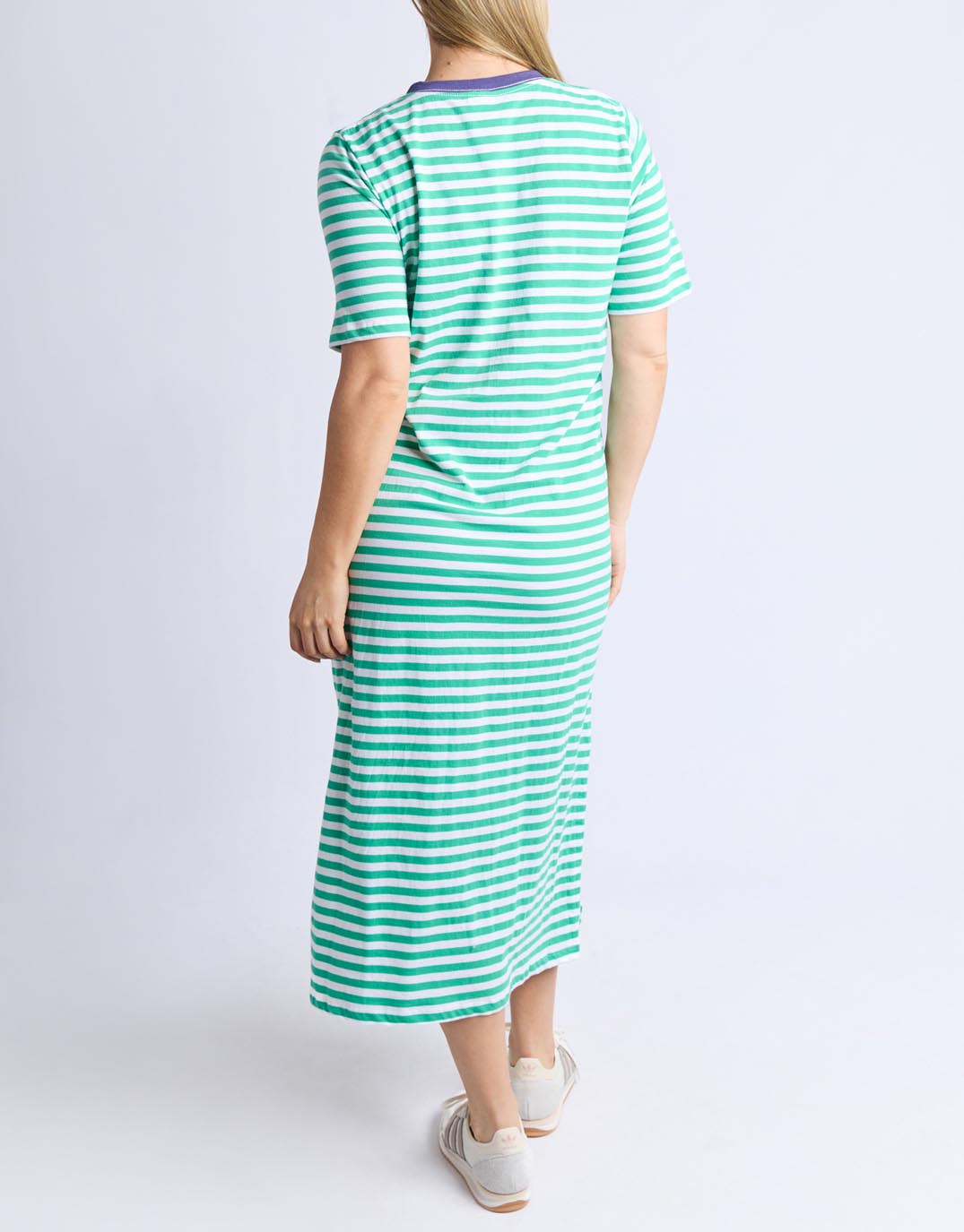 elm-merry-tee-dress-gumdrop-green-white-stripe-vintage-blue-womens-clothing