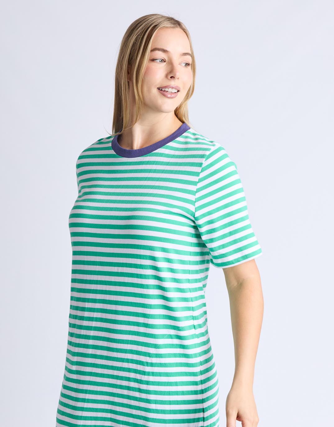 elm-merry-tee-dress-gumdrop-green-white-stripe-vintage-blue-womens-clothing