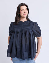 elm-monty-short-sleeve-shirt-navy-womens-clothing