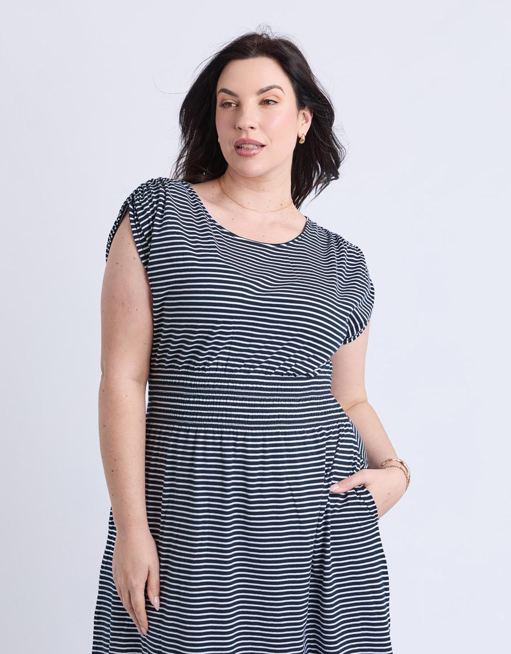 elm-nelle-dress-navy-white-stripe-womens-clothing