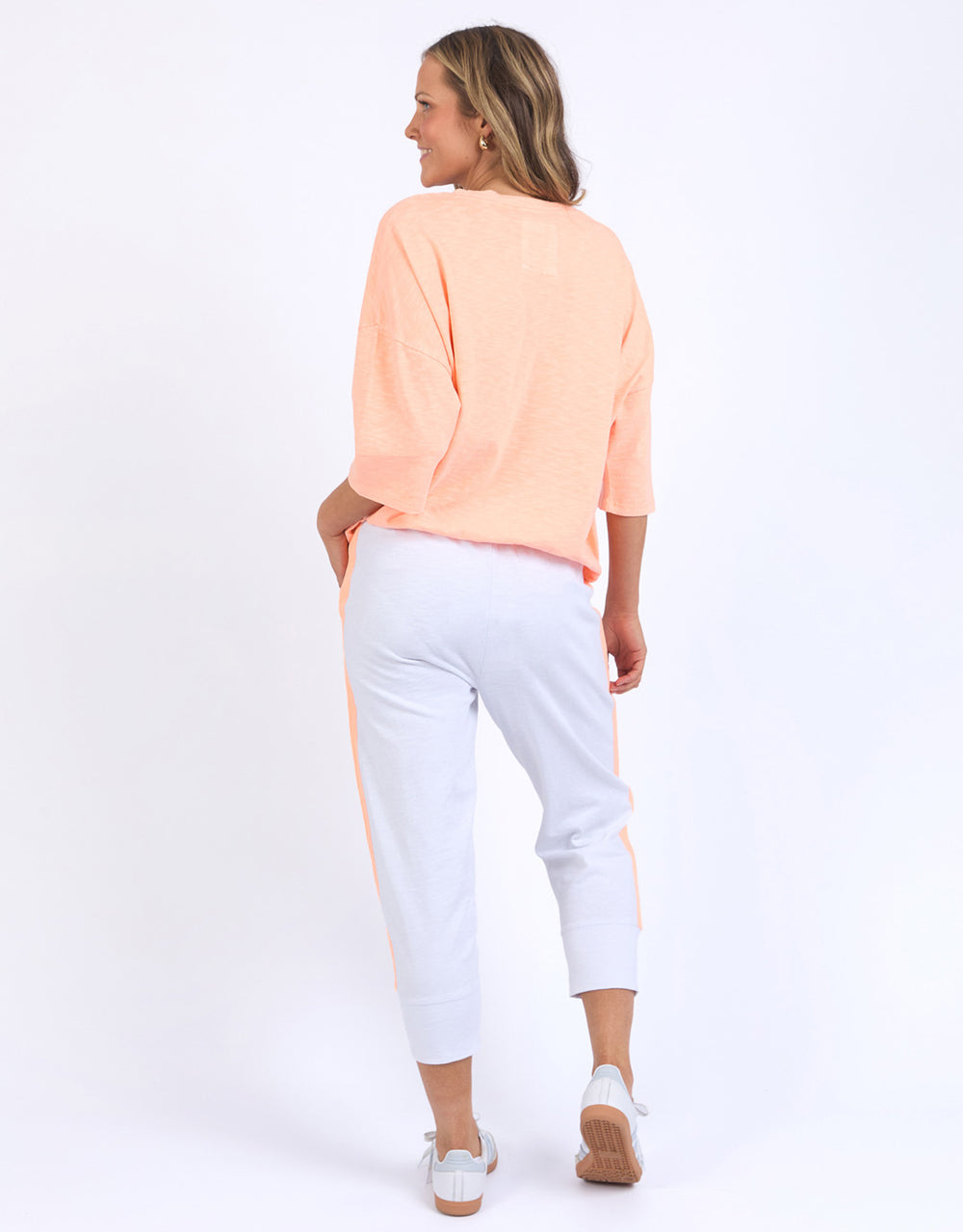 elm-neon-side-tape-3-4-brunch-pants-white-neon-orange-womens-clothing