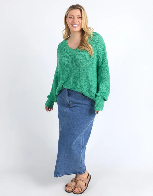 elm-rachele-v-neck-knit-greenbriar-womens-clothing