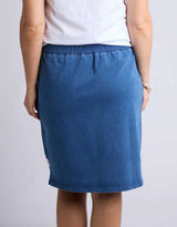 Rickety Skirt - Blue Denim Look