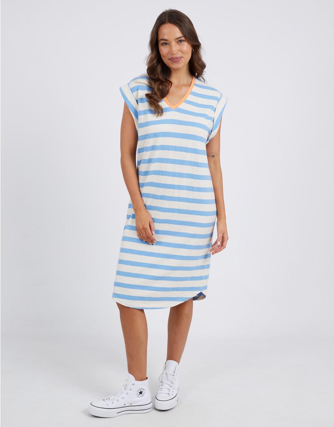 Buy Sunny Tee Dress - Azure Elm for Sale Online Australia | White & Co.