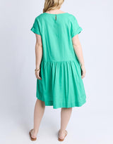 elm-sunset-hour-solid-dress-dress-gumdrop-green-womens-clothing