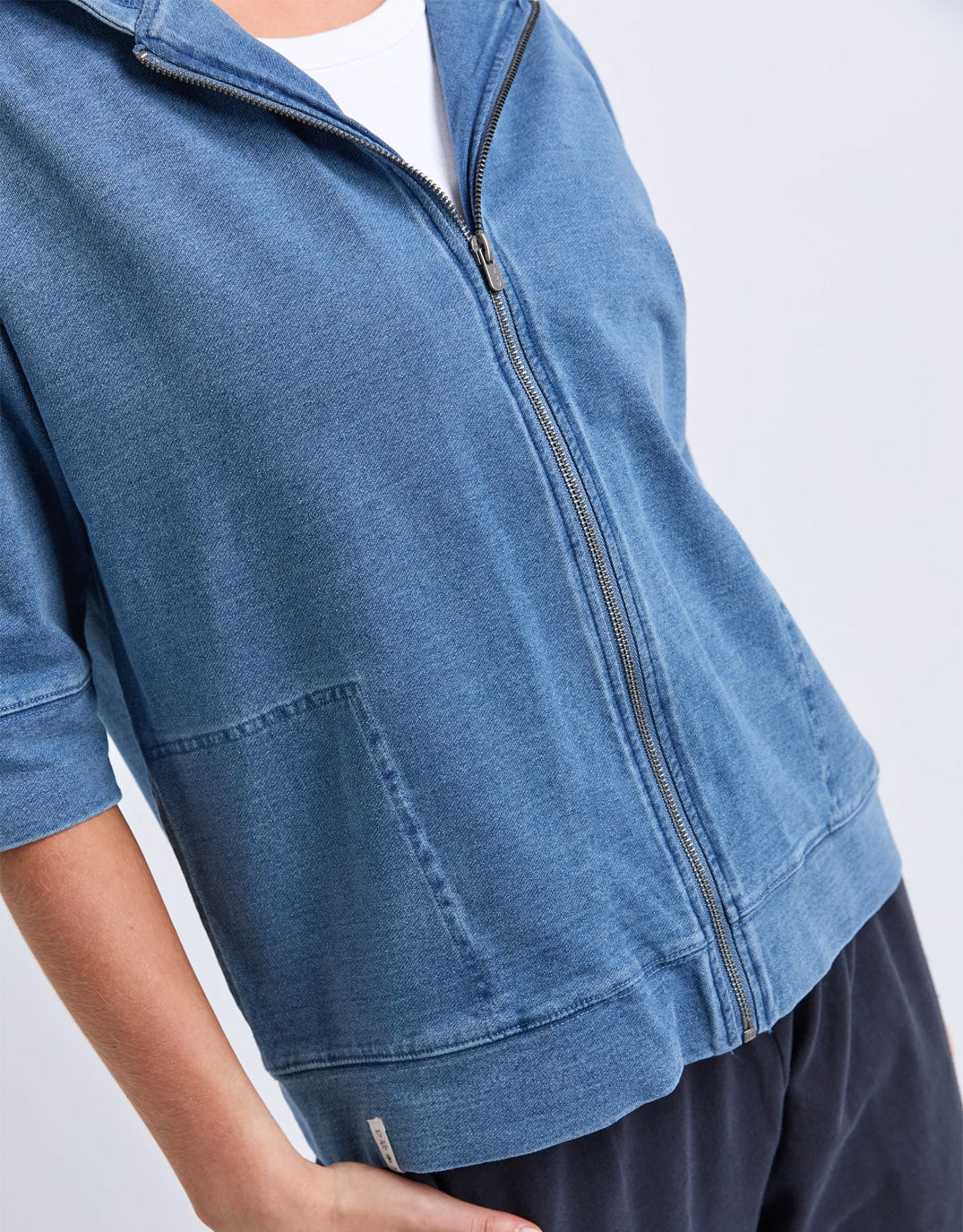 elm-tessa-denim-look-hoodie-blue-womens-clothing