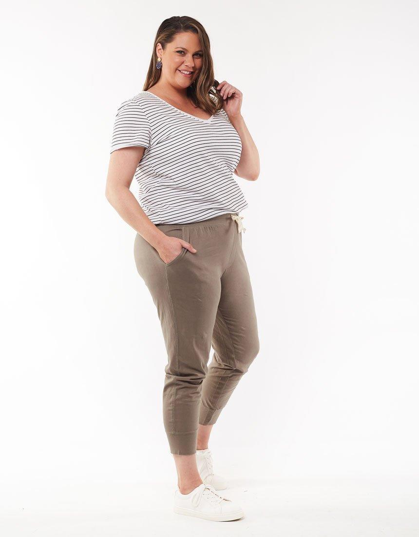 Buy Raw Edge Lounge Pant - Washed Khaki White & Co. for Sale Online  Australia