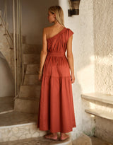 Seraphina Maxi Dress - Red Clay