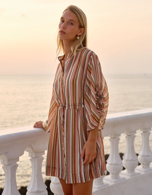 Vera Mini Dress - Sandbar Stripe